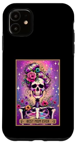 Tarotkarte mit der Aufschrift "Best Mom Ever" Hülle für iPhone 11 von Mom Tees NYC