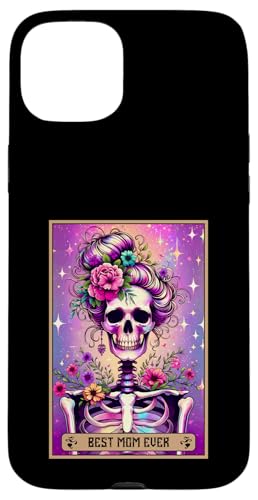 Tarotkarte mit der Aufschrift "Best Mom Ever" Hülle für iPhone 15 Plus von Mom Tees NYC