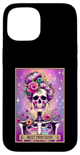 Tarotkarte mit der Aufschrift "Best Mom Ever" Hülle für iPhone 15 von Mom Tees NYC