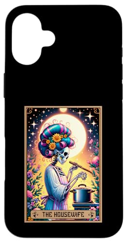The Housewife Tarotkarte Bride Stay at Home Wife Mom CEO Hülle für iPhone 16 Plus The Housewife Tarotkarte Bride Stay at Home Wife Mom CEO Hülle für iPhone 16 Plus von Mom Tees NYC