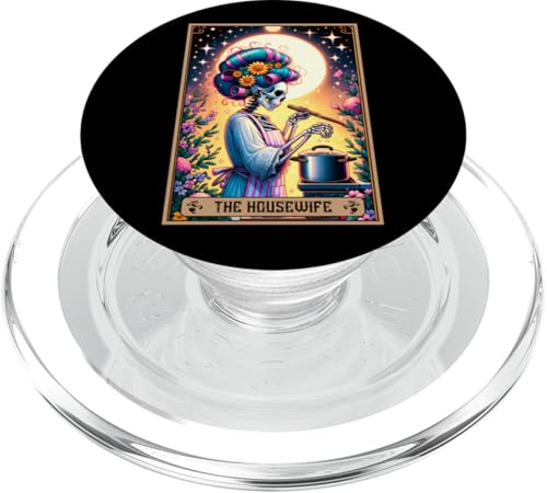 The Housewife Tarotkarte Ehefrau CEO zu Hause Mama Mommy PopSockets PopGrip für MagSafe von Mom Tees NYC