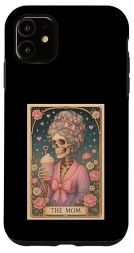 The Mom Lustige Tarotkarte Frauen Messy Mama Kokette Kaffee Hülle für iPhone 11 von Mom Tees NYC