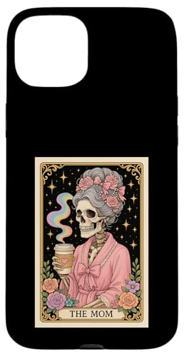 The Mom Lustige Tarotkarte Frauen Messy Mama Kokette Kaffee Hülle für iPhone 15 Plus The Mom Lustige Tarotkarte Frauen Messy Mama Kokette Kaffee Hülle für iPhone 15 Plus von Mom Tees NYC