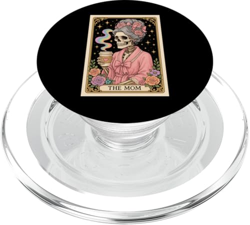 The Mom Lustige Tarotkarte Frauen Messy Mama Kokette Kaffee PopSockets PopGrip für MagSafe The Mom Lustige Tarotkarte Frauen Messy Mama Kokette Kaffee PopSockets PopGrip für MagSafe von Mom Tees NYC