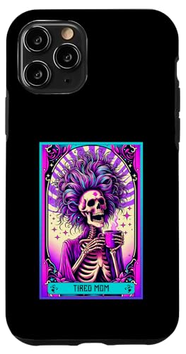 The Tired Mom Tarotkarte Lustige Mama Muttertag Ehefrau Mama Hülle für iPhone 11 Pro von Mom Tees NYC