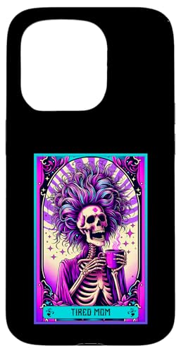 The Tired Mom Tarotkarte Lustige Mama Muttertag Ehefrau Mama Hülle für iPhone 15 Pro von Mom Tees NYC