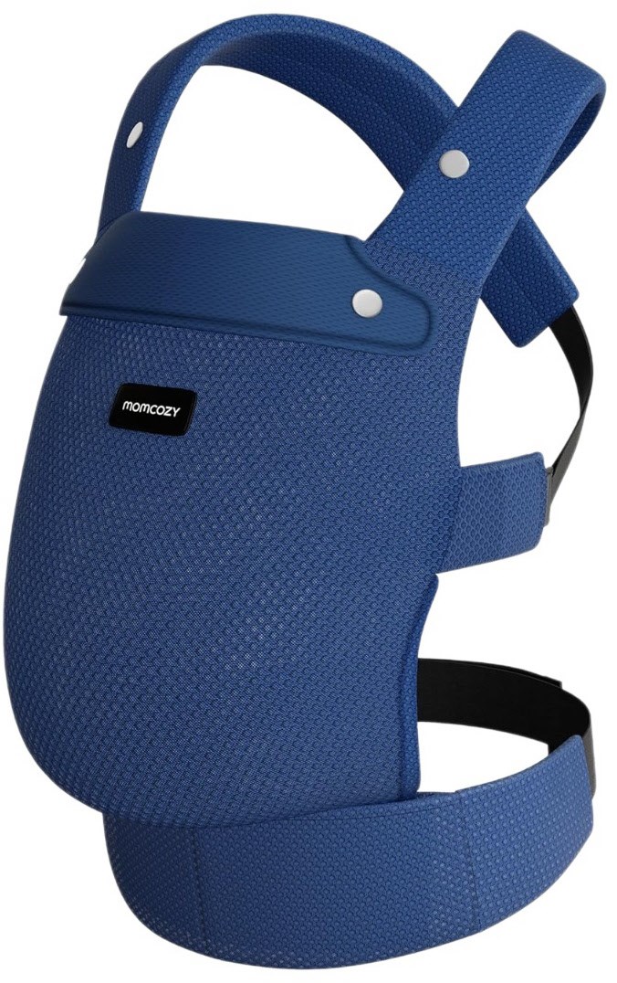 Babytrage mit Air-Mesh blau von Momcozy