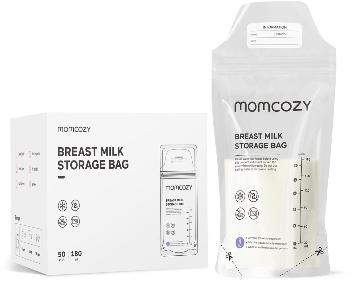 Muttermilch Aufbewahrungsbeutel (50Stk.) von Momcozy