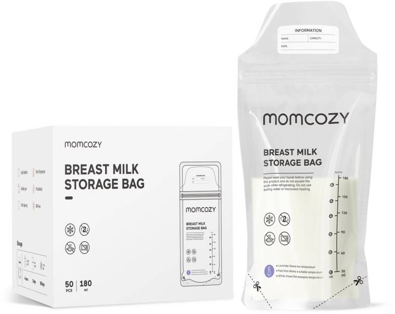 Muttermilch Aufbewahrungsbeutel (50Stk.) von Momcozy