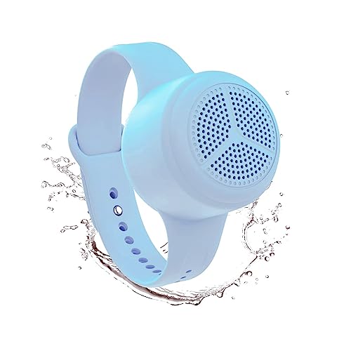 Momoho Bluetooth-Lautsprecher, Wasserdichter Tragbarer Bluetooth-Lautsprecher Mit Tragbarem Band, Ipx7, Kleinster Lautsprecher, TF-Kartenspiel-UnterstüTzung FüR Drinnen Und DraußEn, Wandern (Blau) von Momoho