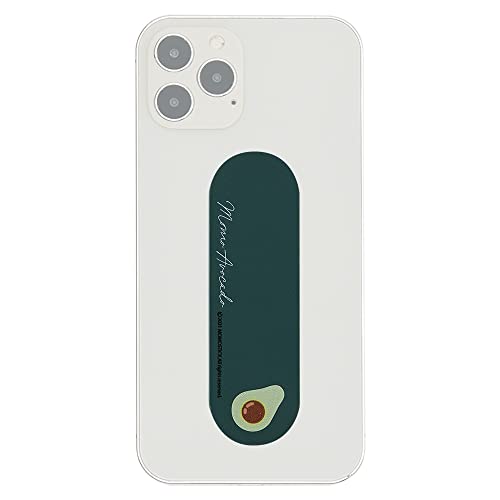 Momostick Phonegrip Slim Kabelloses Aufladen, Zwei-Wege-Ständer, Flach zusammenklappbar, Autohalterung, Neuer Fingergriff für alle Smartphones - Avocado von MOMO STICK