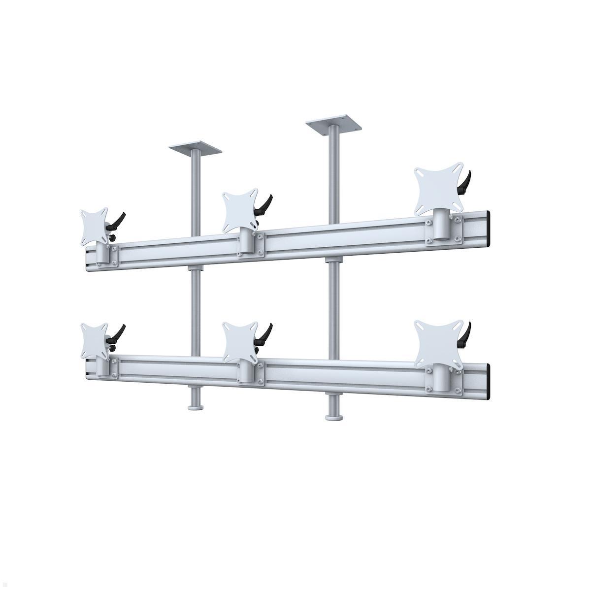 MonLines MDH219G Flat 3+3 Monitor Deckenhalter bis 32 Zoll, grau MonLines MDH219G Flat 3+3 Monitor Deckenhalter bis 32 Zoll, grau von MonLines