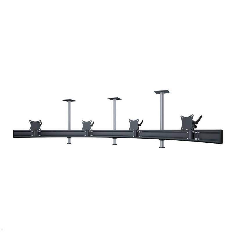 MonLines MDH223B Para 4-fach Monitor Deckenhalterung bis 32 Zoll, schwarz von MonLines