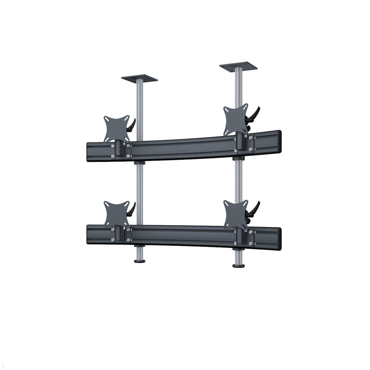 MonLines MDH224B Para 2+2 Monitor Deckenhalterung bis 32 Zoll, schwarz MonLines MDH224B Para 2+2 Monitor Deckenhalterung bis 32 Zoll, schwarz von MonLines