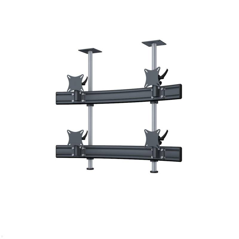 MonLines MDH224B Para 2+2 Monitor Deckenhalterung bis 32 Zoll, schwarz von MonLines
