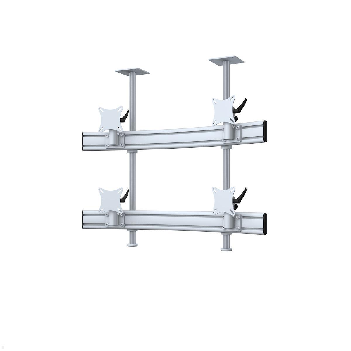 MonLines MDH224G Para 2+2 Monitor Deckenhalterung bis 32 Zoll, grau MonLines MDH224G Para 2+2 Monitor Deckenhalterung bis 32 Zoll, grau von MonLines