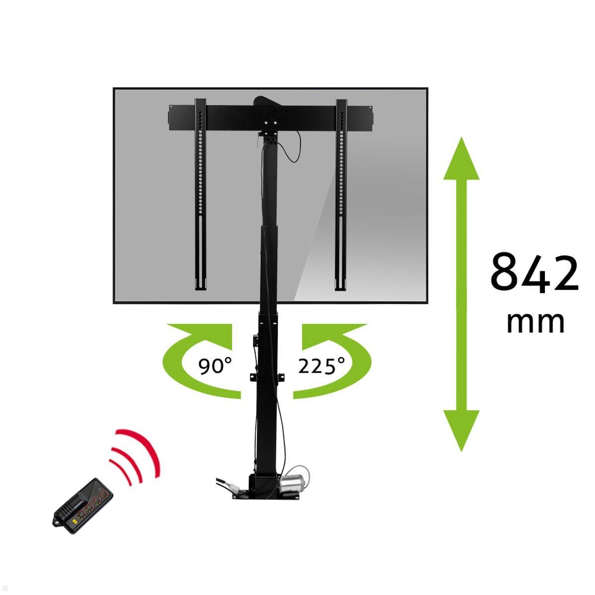 MonLines MLS007B TV Lift schwenkbar bis 65 Zoll, 842 mm Hub, schwarz von MonLines