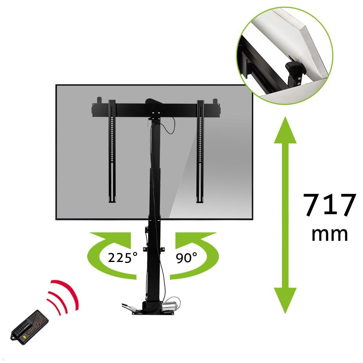 MonLines MLS017BSV TV Lift bis 50 Zoll, drehbar 225L / 90R, automatische Klappe von MonLines