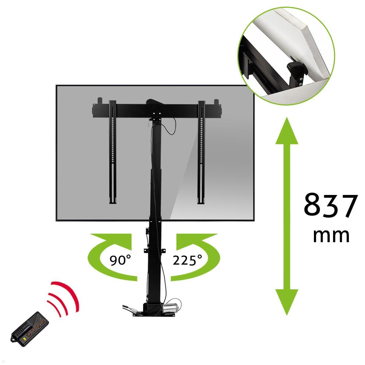 MonLines MLS018B TV Lift bis 60 Zoll, drehbar 90L / 225R, automatische Klappe von MonLines