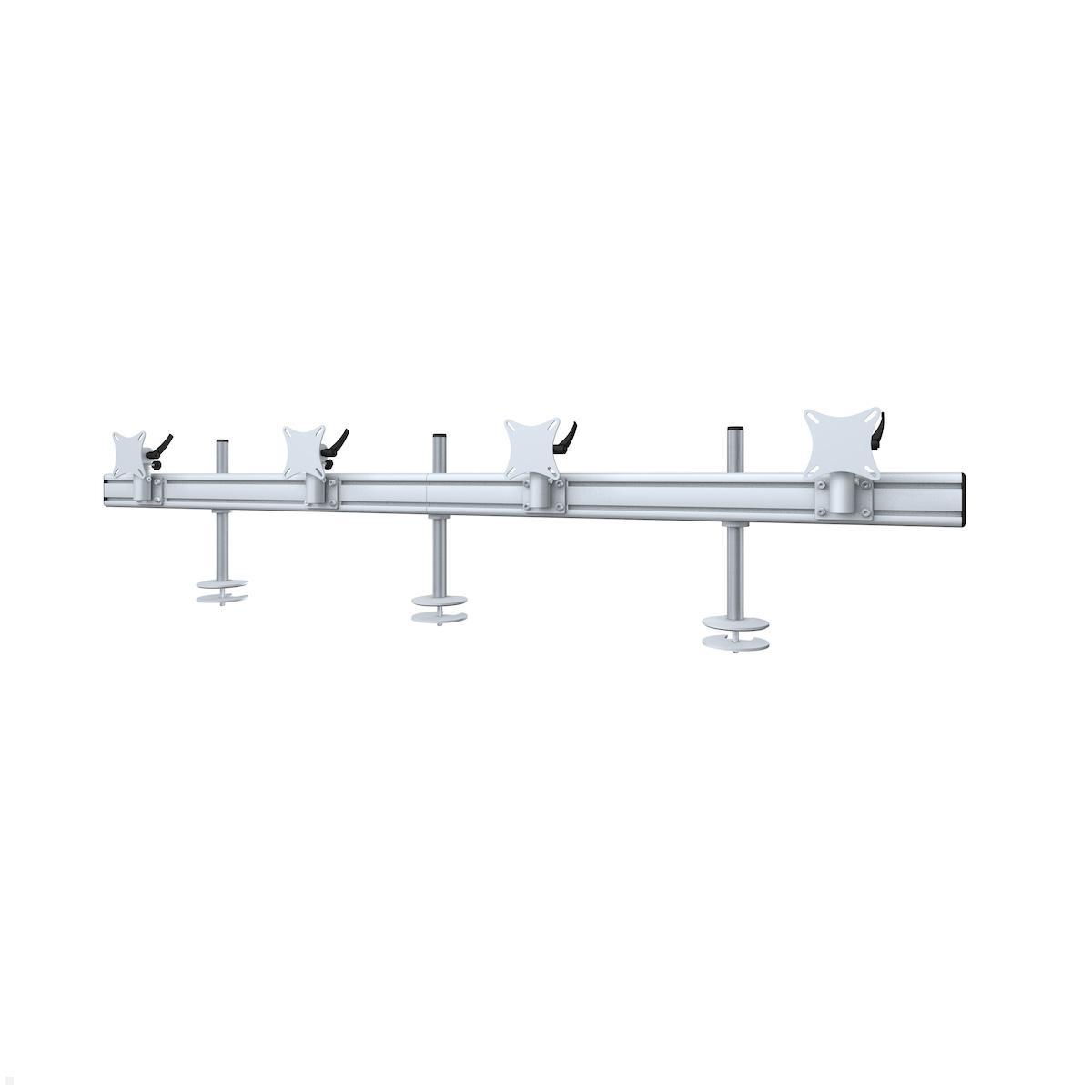 MonLines MTH214G Flat 4er Monitor Tischhalterung Einbau bis 32 Zoll, grau MonLines MTH214G Flat 4er Monitor Tischhalterung Einbau bis 32 Zoll, grau von MonLines