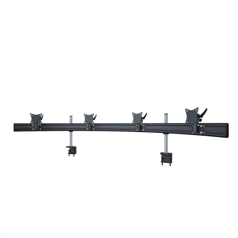 MonLines MTH217B Para 4-fach Monitorhalter Tischklemme bis 24 Zoll, schwarz von MonLines