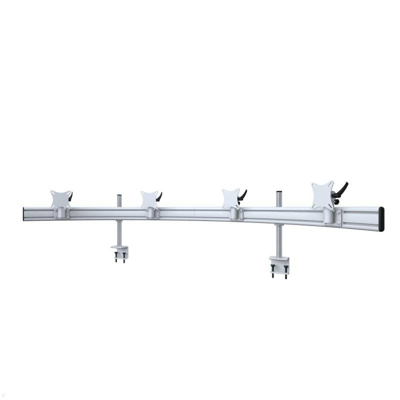 MonLines MTH217G Para 4-fach Monitorhalter Tischklemme bis 24 Zoll, grau von MonLines