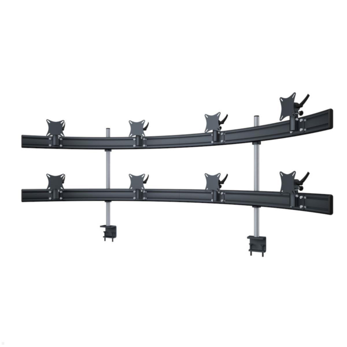 MonLines MTH220B Para 4+4 Monitorhalterung Tischklemme bis 24 Zoll, schwarz MonLines MTH220B Para 4+4 Monitorhalterung Tischklemme bis 24 Zoll, schwarz von MonLines