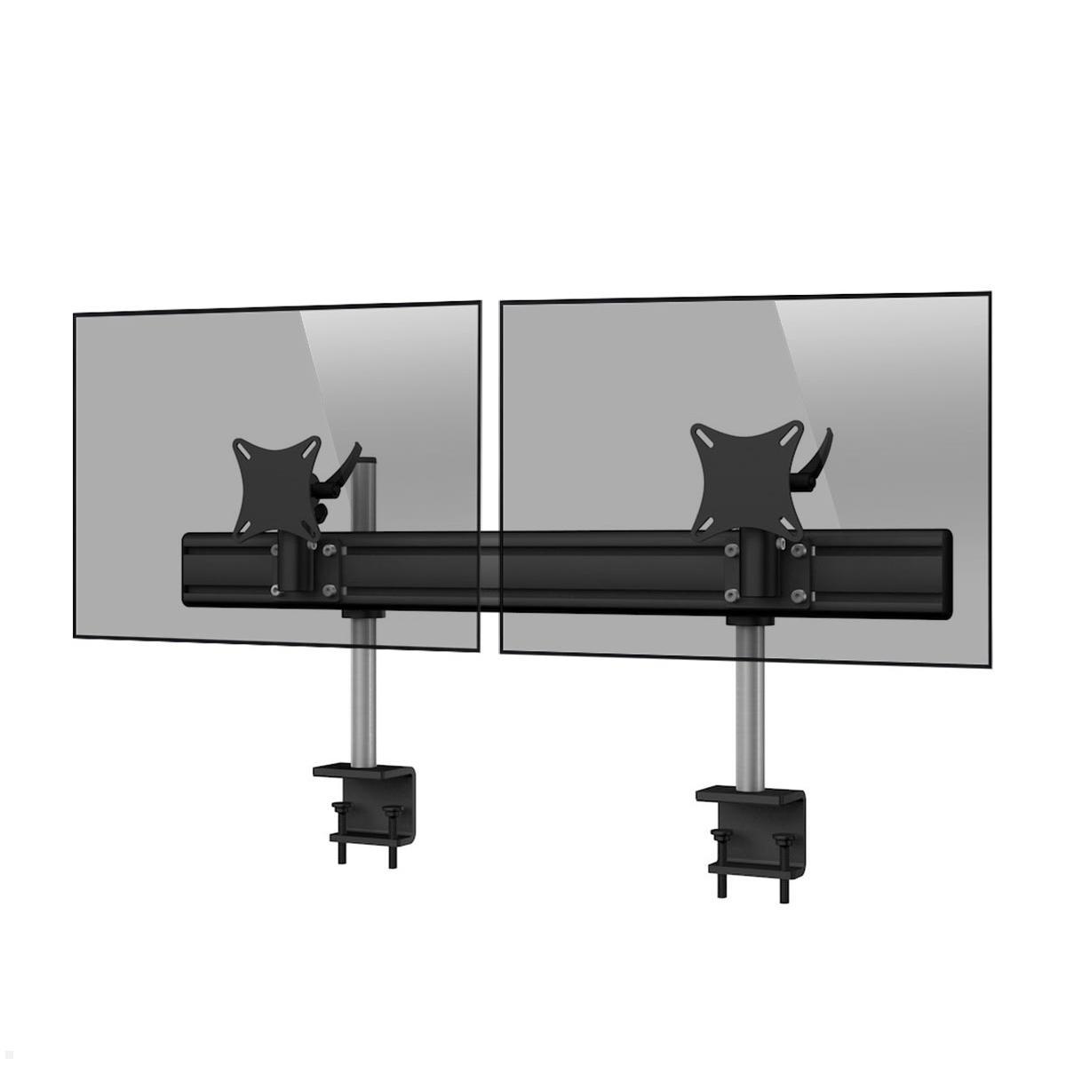 MonLines MTH239B Flat 2-fach Monitorhalterung Tischklemme bis 32 Zoll, schwarz MonLines MTH239B Flat 2-fach Monitorhalterung Tischklemme bis 32 Zoll, schwarz von MonLines