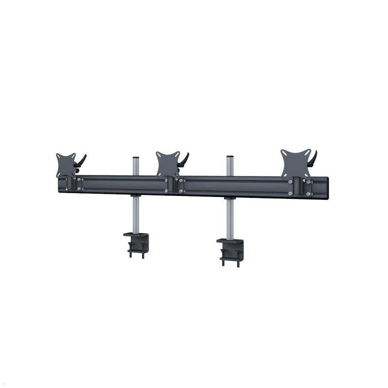 MonLines MTH242B Flat 3-fach Monitorhalterung Tischklemme bis 32 Zoll, schwarz von MonLines