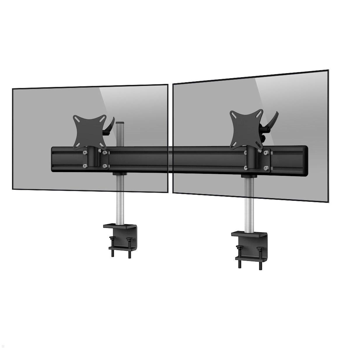 MonLines MTH244B Para 2-fach Monitorhalterung Tischklemme bis 32 Zoll, schwarz MonLines MTH244B Para 2-fach Monitorhalterung Tischklemme bis 32 Zoll, schwarz von MonLines