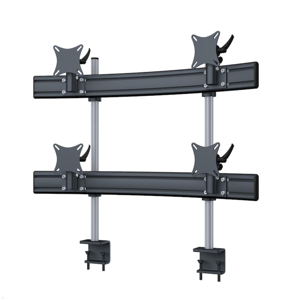 MonLines MTH280B Para 2+2 Monitorhalterung mit Tischklemme bis 32 Zoll, schwarz MonLines MTH280B Para 2+2 Monitorhalterung mit Tischklemme bis 32 Zoll, schwarz von MonLines