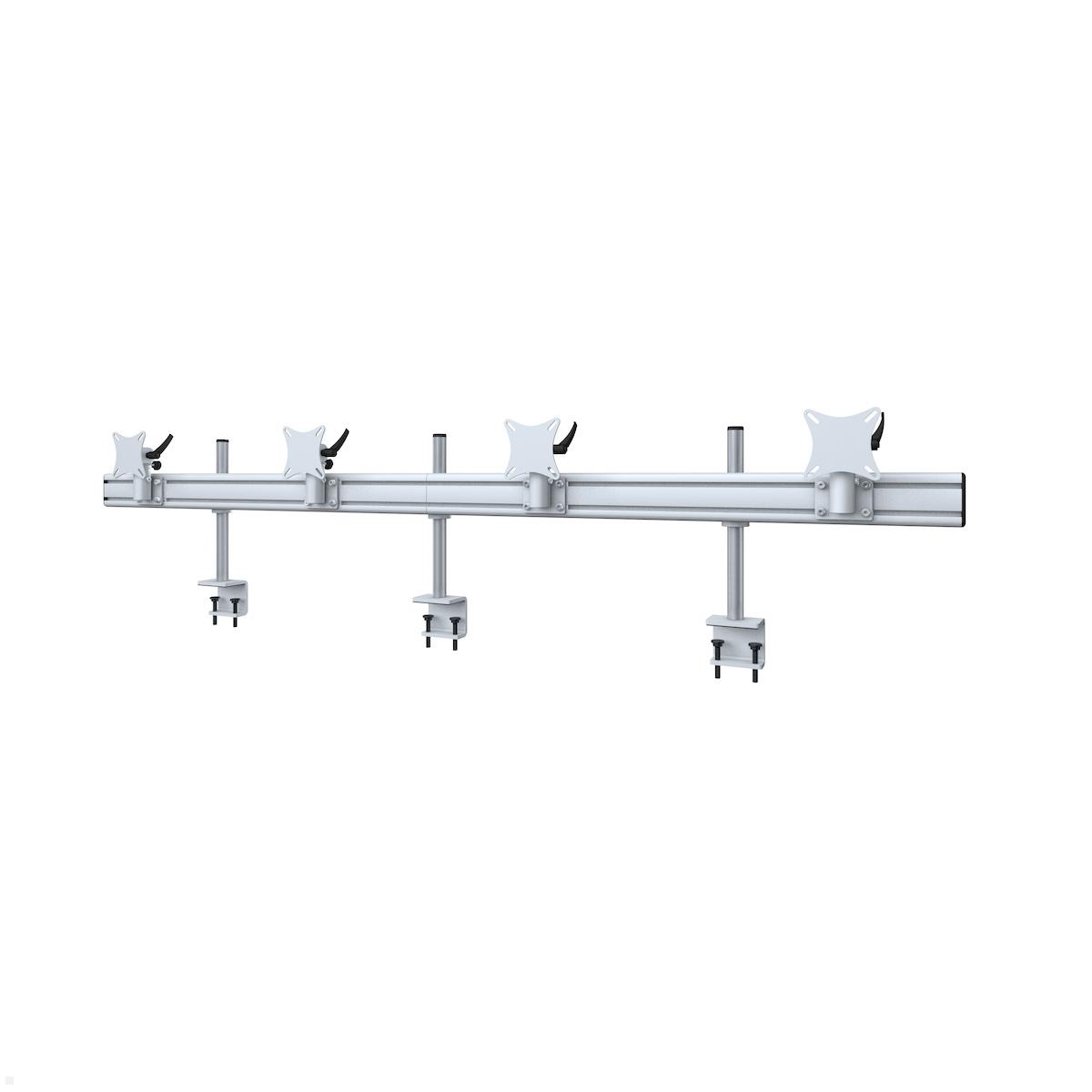 MonLines MTH284G Flat 4-fach Monitorhalterung mit Tischklemme bis 32 Zoll, grau MonLines MTH284G Flat 4-fach Monitorhalterung mit Tischklemme bis 32 Zoll, grau von MonLines