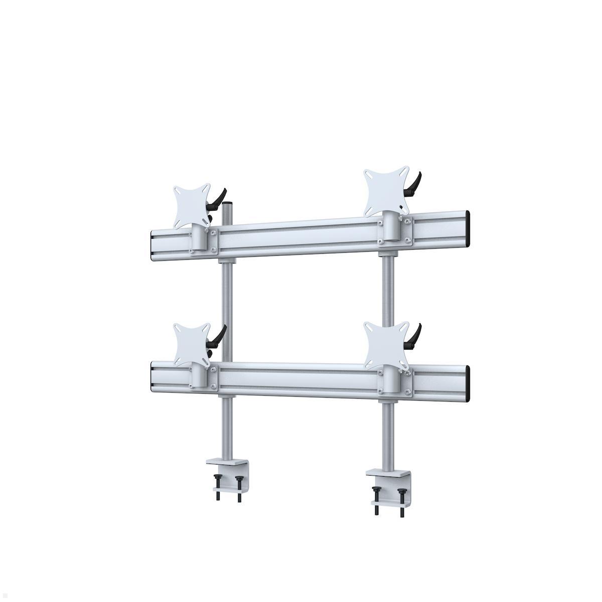 MonLines MTH290G Flat 2+2 Monitorhalterung mit Tischklemme bis 32 Zoll, grau MonLines MTH290G Flat 2+2 Monitorhalterung mit Tischklemme bis 32 Zoll, grau von MonLines
