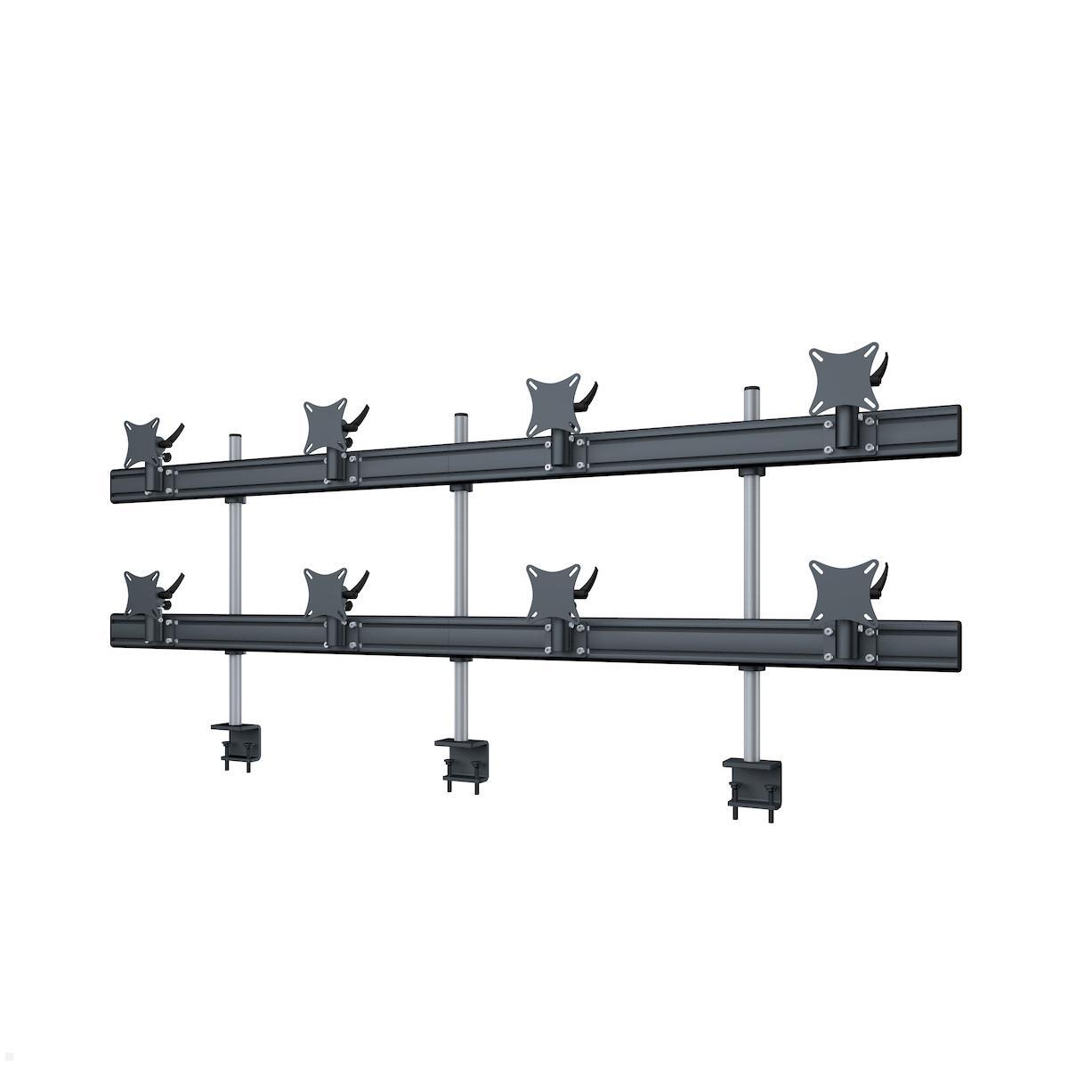 MonLines MTH292B Flat 4+4 Monitorhalterung mit Tischklemme bis 32 Zoll, schwarz MonLines MTH292B Flat 4+4 Monitorhalterung mit Tischklemme bis 32 Zoll, schwarz von MonLines