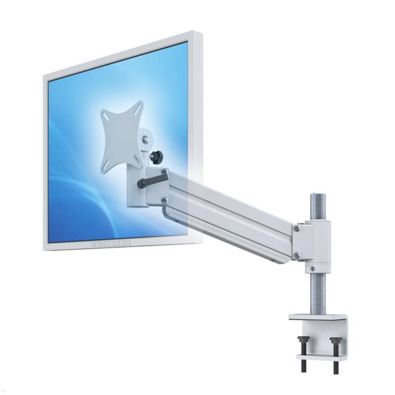MonLines MTH301G TFT-Lift Monitorhalterung bis 30 Zoll mit Tischklemme, grau von MonLines