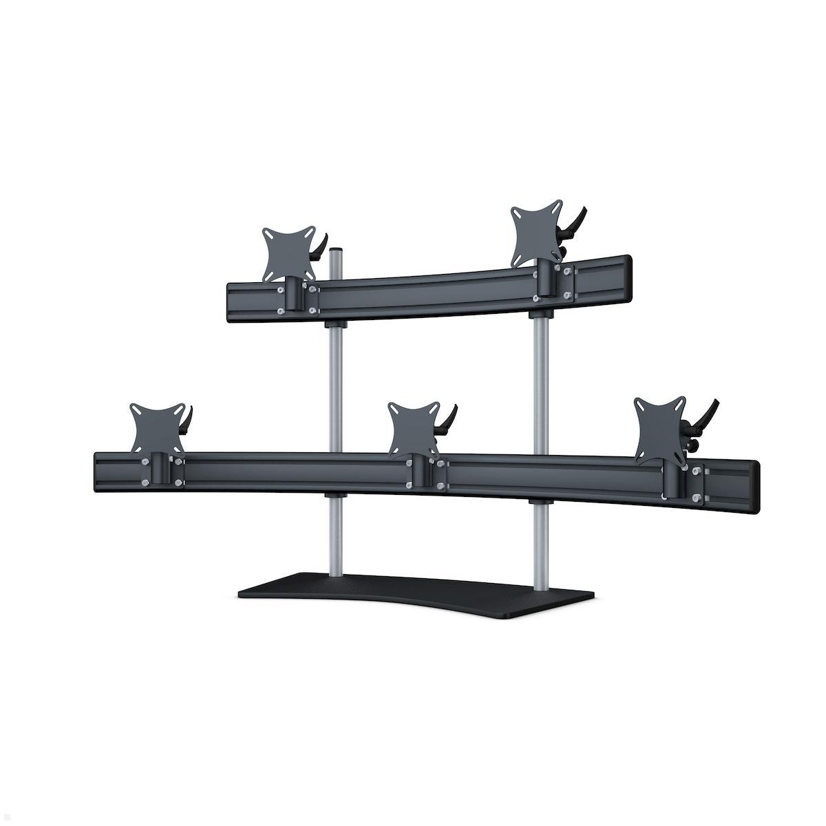 MonLines MTH304B Para 3+2 Monitor Tischhalter Standfu? bis 24 Zoll, schwarz MonLines MTH304B Para 3+2 Monitor Tischhalter Standfu? bis 24 Zoll, schwarz von MonLines