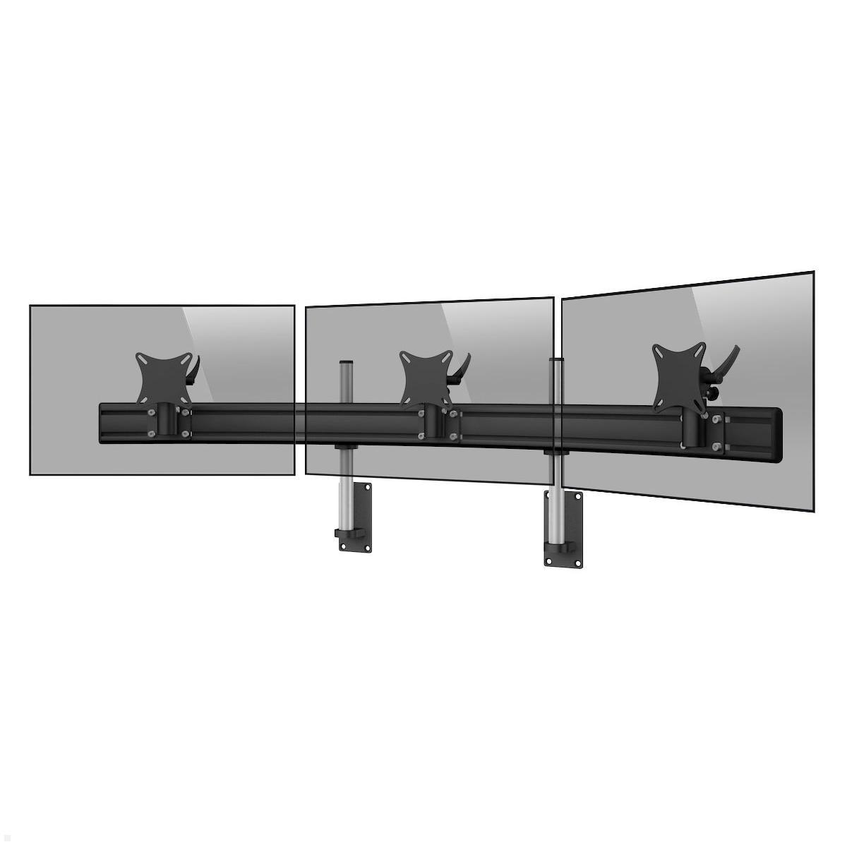 MonLines MWH204B Para 3-fach Monitor Wandhalterung bis 32 Zoll, schwarz MonLines MWH204B Para 3-fach Monitor Wandhalterung bis 32 Zoll, schwarz von MonLines