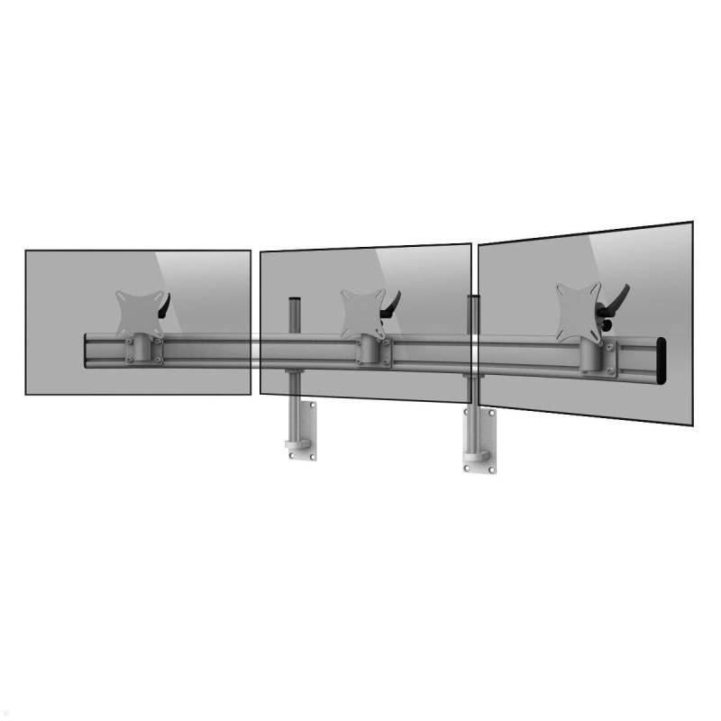 MonLines MWH204G Para 3-fach Monitor Wandhalterung bis 32 Zoll, grau von MonLines