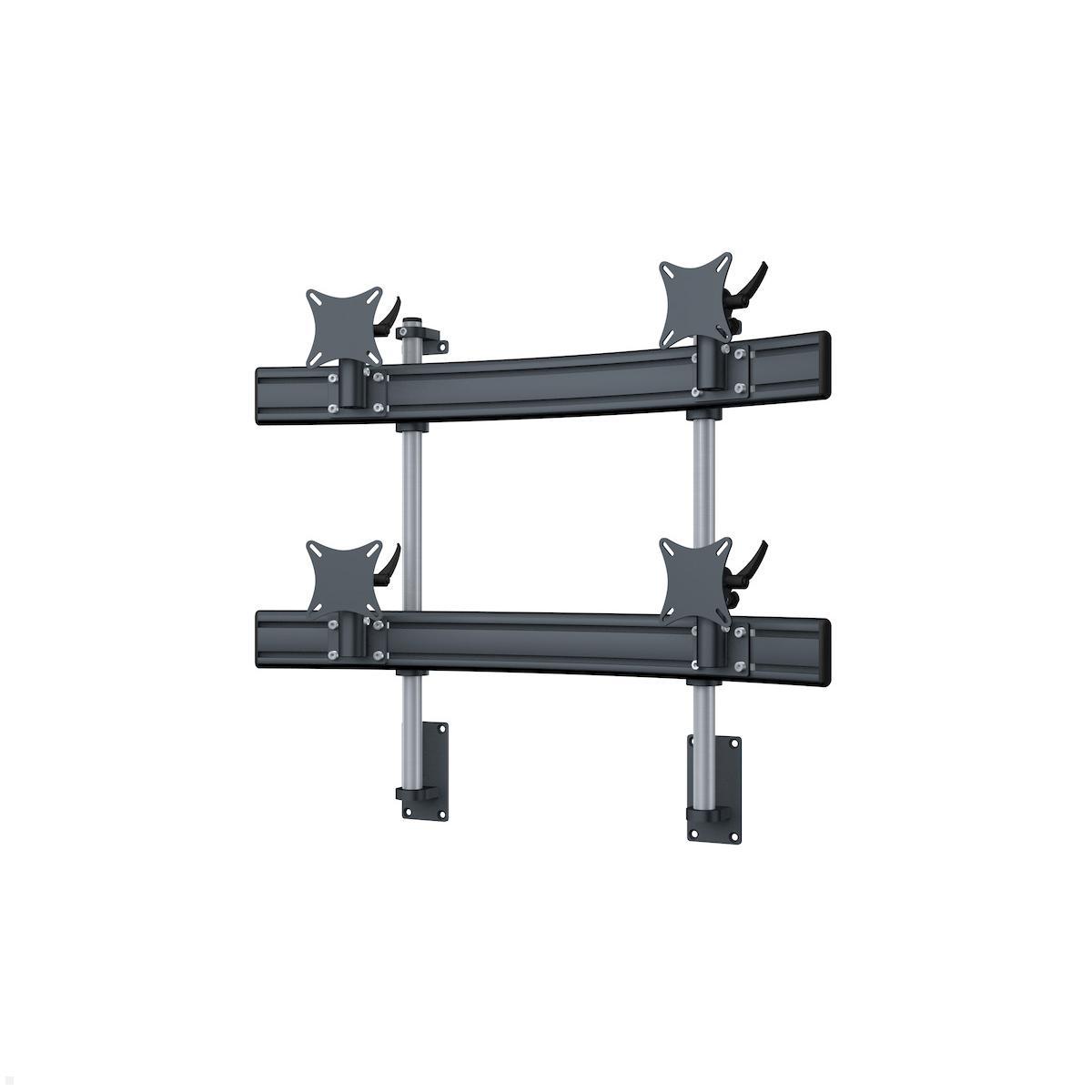 MonLines MWH224B Para 2+2 Monitor Wandhalterung bis 32 Zoll, schwarz MonLines MWH224B Para 2+2 Monitor Wandhalterung bis 32 Zoll, schwarz von MonLines