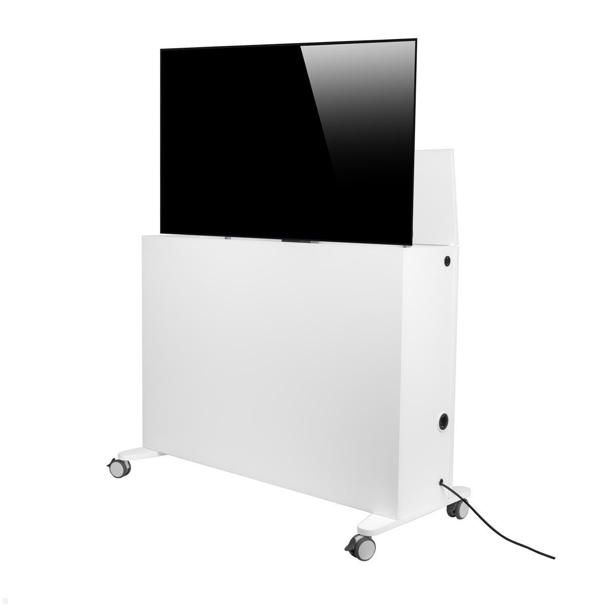 MonLines SIDEB55W mobiles TV Sideboard mit Lift bis 55 Zoll, wei? MonLines SIDEB55W mobiles TV Sideboard mit Lift bis 55 Zoll, wei? von MonLines