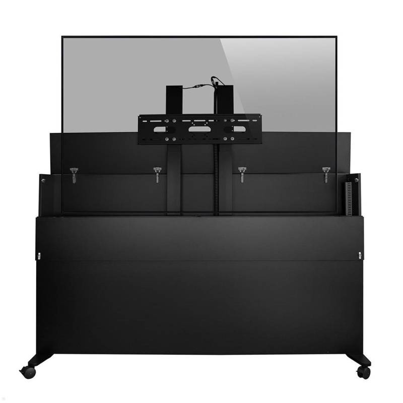 MonLines SIDEB86A mobiles Display Sideboard mit Lift bis 86 Zoll, anthrazit von MonLines