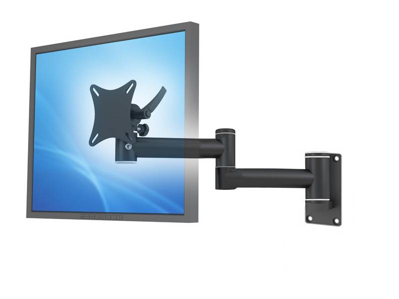 MonLines TFT-Vario Monitor Wandhalterung fix schwarz von MonLines