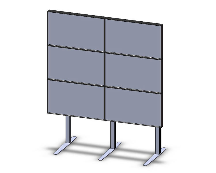 MonLines Videowall Standfu? 2H x 3V MonLines Videowall Standfu? 2H x 3V von MonLines