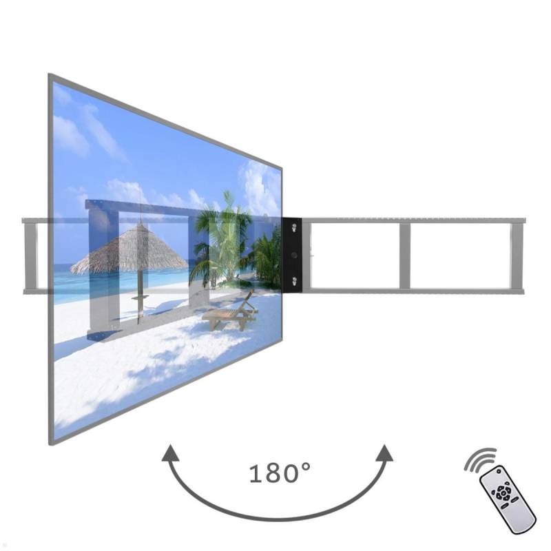 MonLines mySwing MSM08 elektrische TV Wandhalterung bis 75 Zoll, schwarz von MonLines
