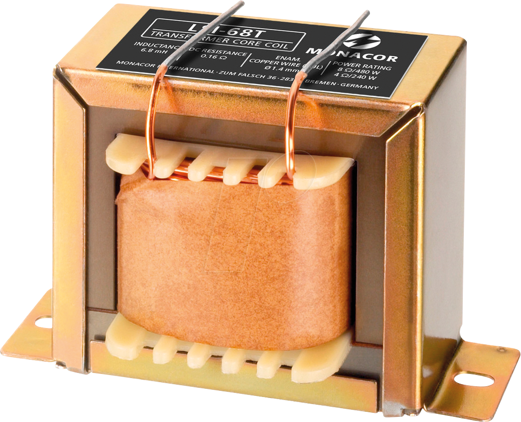 MON LSI-68T - MONACOR Trafokernspule, 6,8 mH, 0,16 Ohm von Monacor
