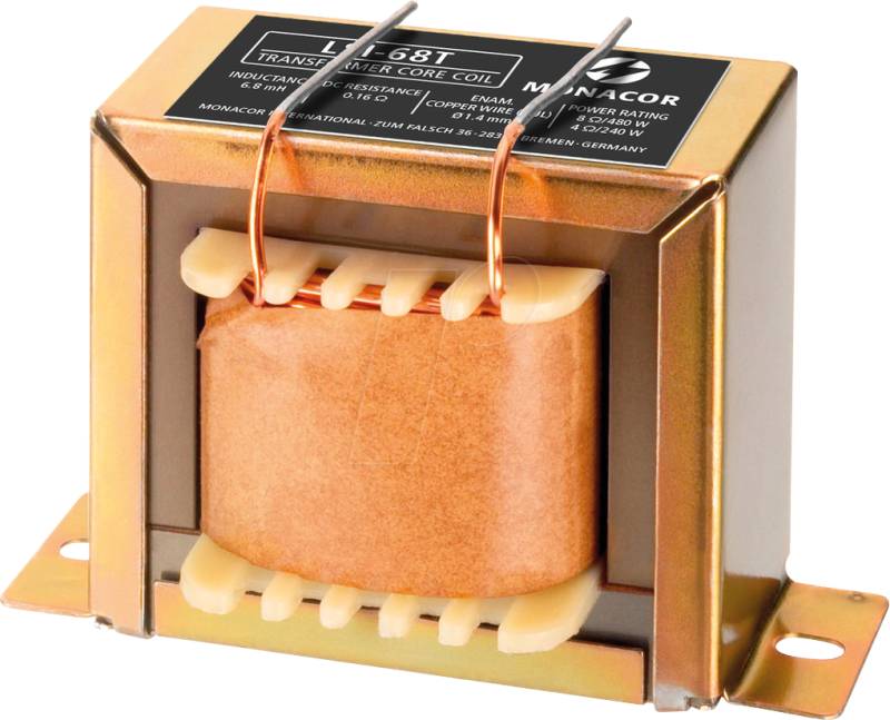 MON LSI-68T - MONACOR Trafokernspule, 6,8 mH, 0,16 Ohm von Monacor