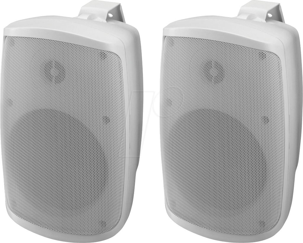 MON WALL-05SET-W - 2-Wege Kompaktboxsystem, 100 V, 2x 30 W, Aktiv-Passiv von Monacor