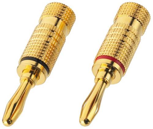 Monacor BP-100G Bananenstecker-Set 1 Paar von Monacor
