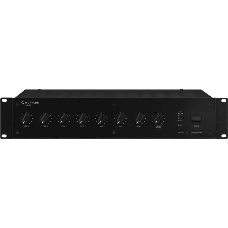 Monacor PA-9100D Class-D Mono Mixing PA Amplifier (1,000W) von Monacor