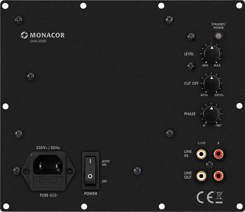 Monacor SAM-200D Einbauverstärkermodul 200W von Monacor